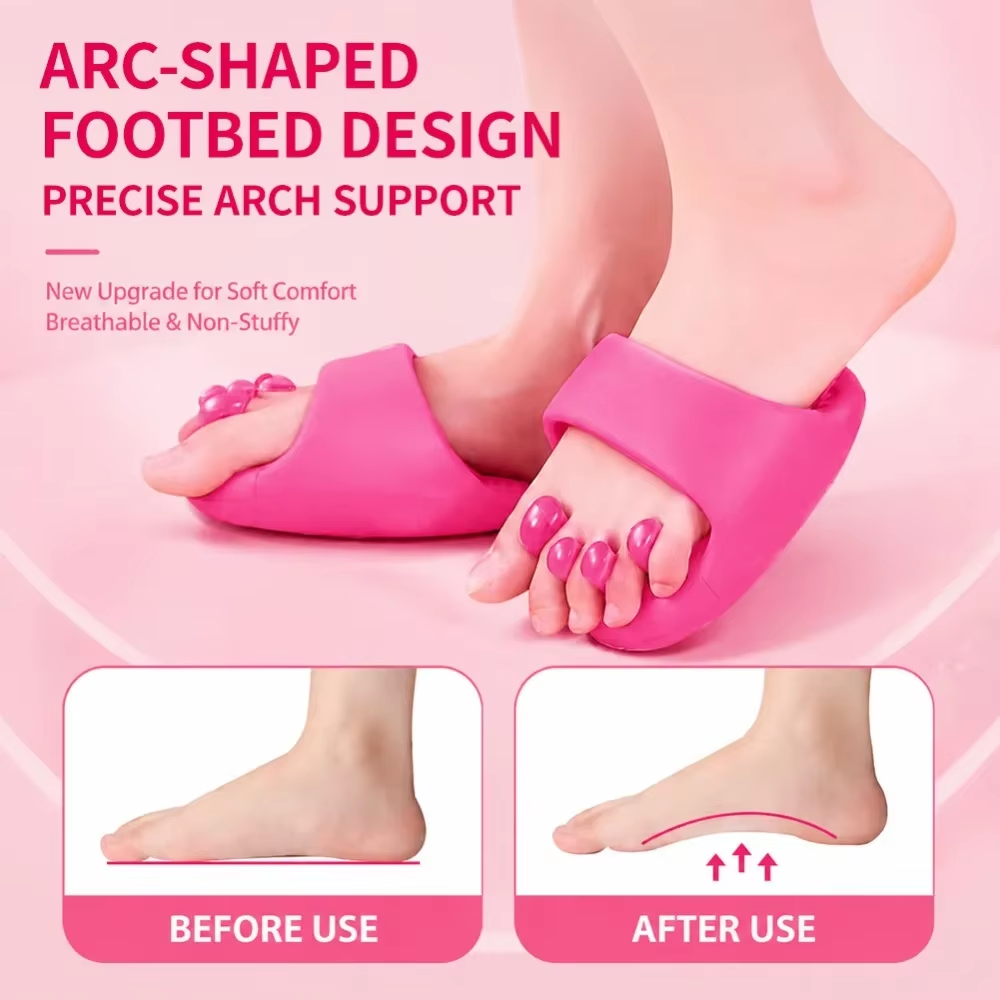 1 Pair Toe Corrector for Hallux Valgus Leg Shaping Arch Trainer Women's Home Yoga and Fitness Accessory Foot Arch Exerciser