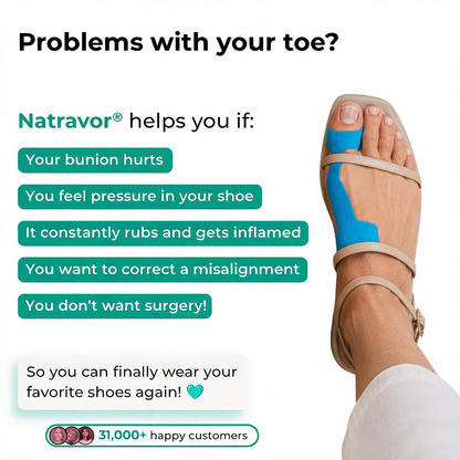 🏅Natravor® Relief Botanical Bunion Comfort Patcht👠💃（Physical Stretch Support + Botanical Comfort Formula)